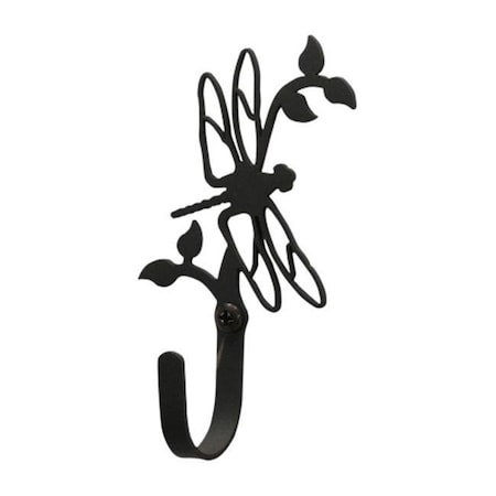 Village Wrought Iron Village Wrought Iron WH-71-S Dragonfly Wall Hook Small WH-71-S